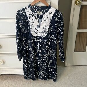 Tuckernuck Navy and White Dress